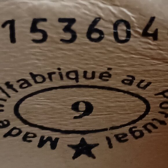 John Fluevog - Ella Baker Black Floral & Orange brogued heel with cutout - Picture 9 of 10